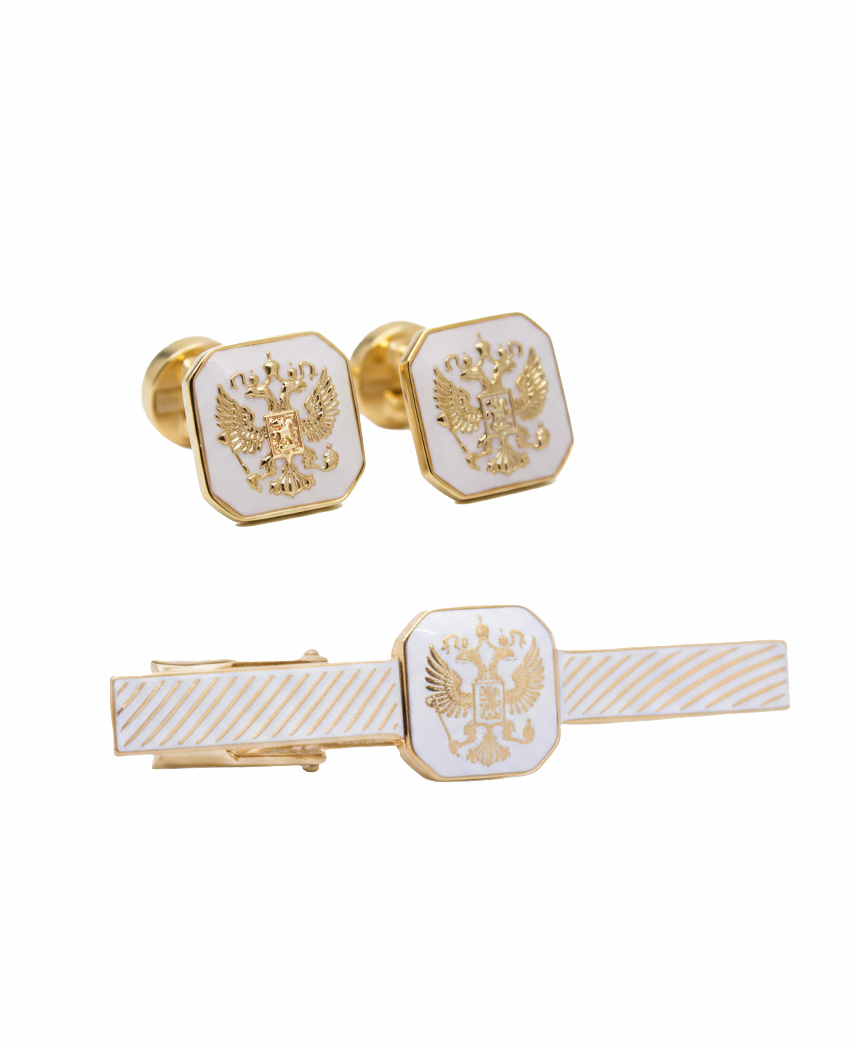 Запонки и зажим для галстука Президент 54562-545062