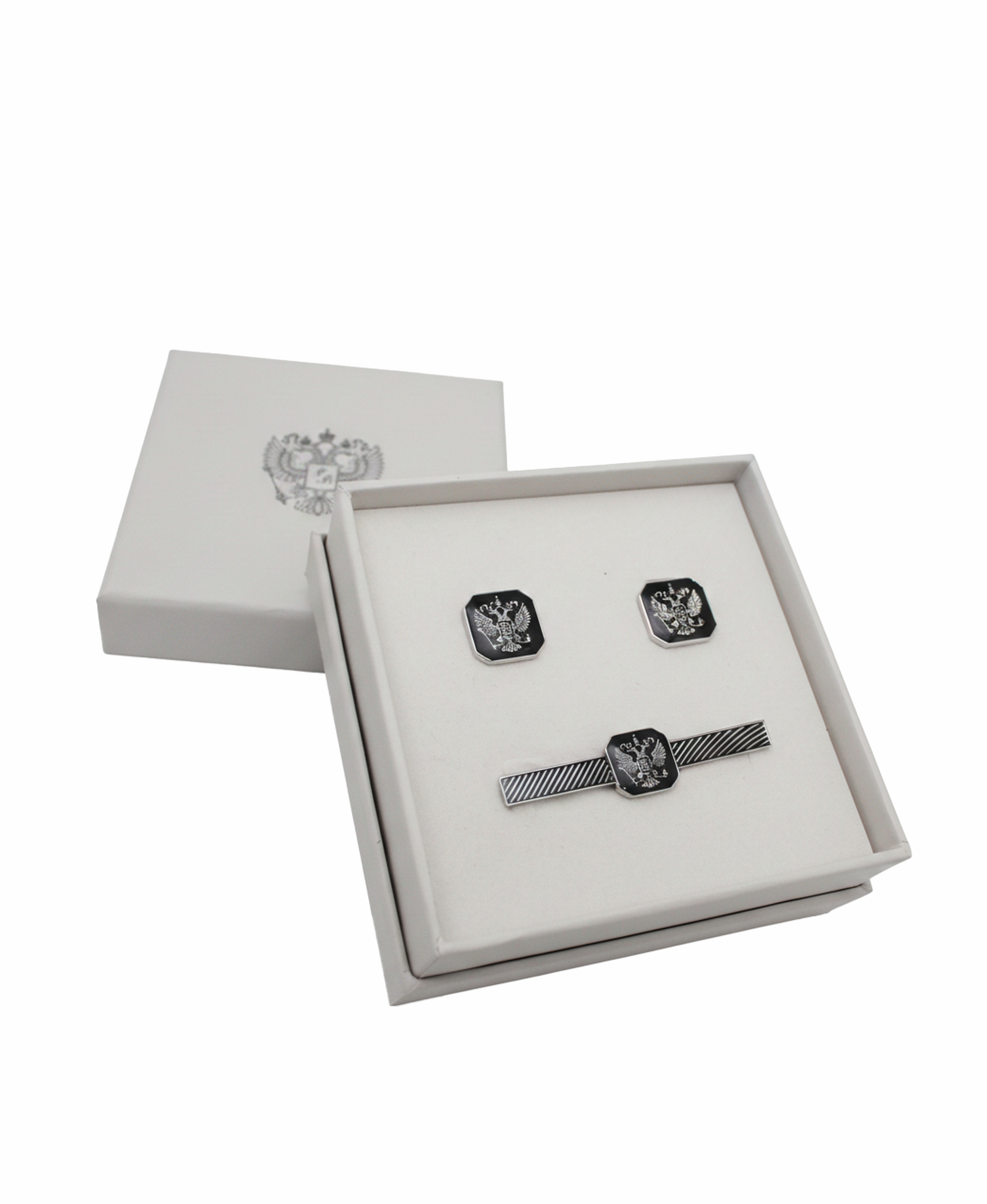 Запонки и зажим для галстука Президент 54504-545004