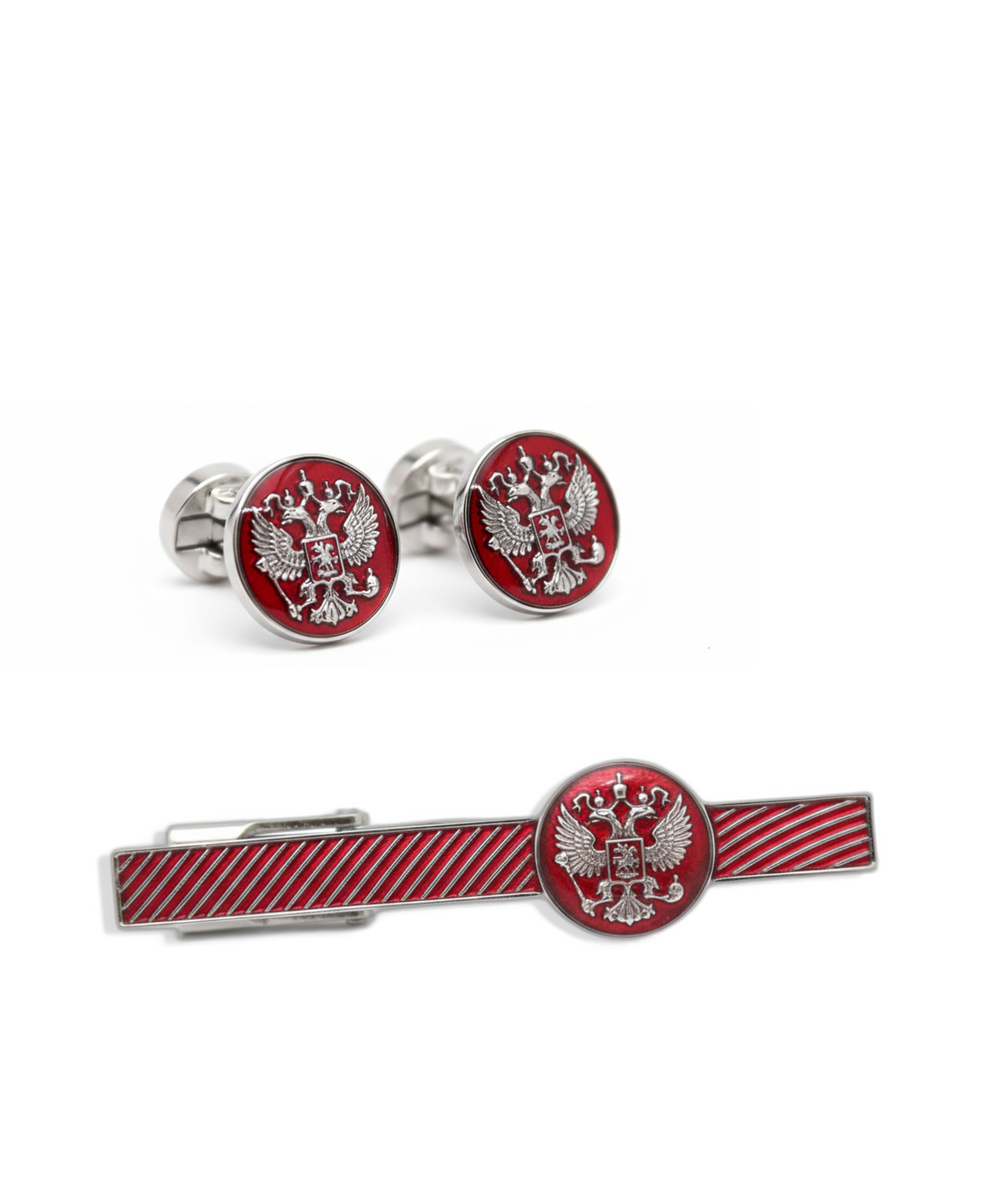 Запонки и зажим для галстука Президент 55805-558005