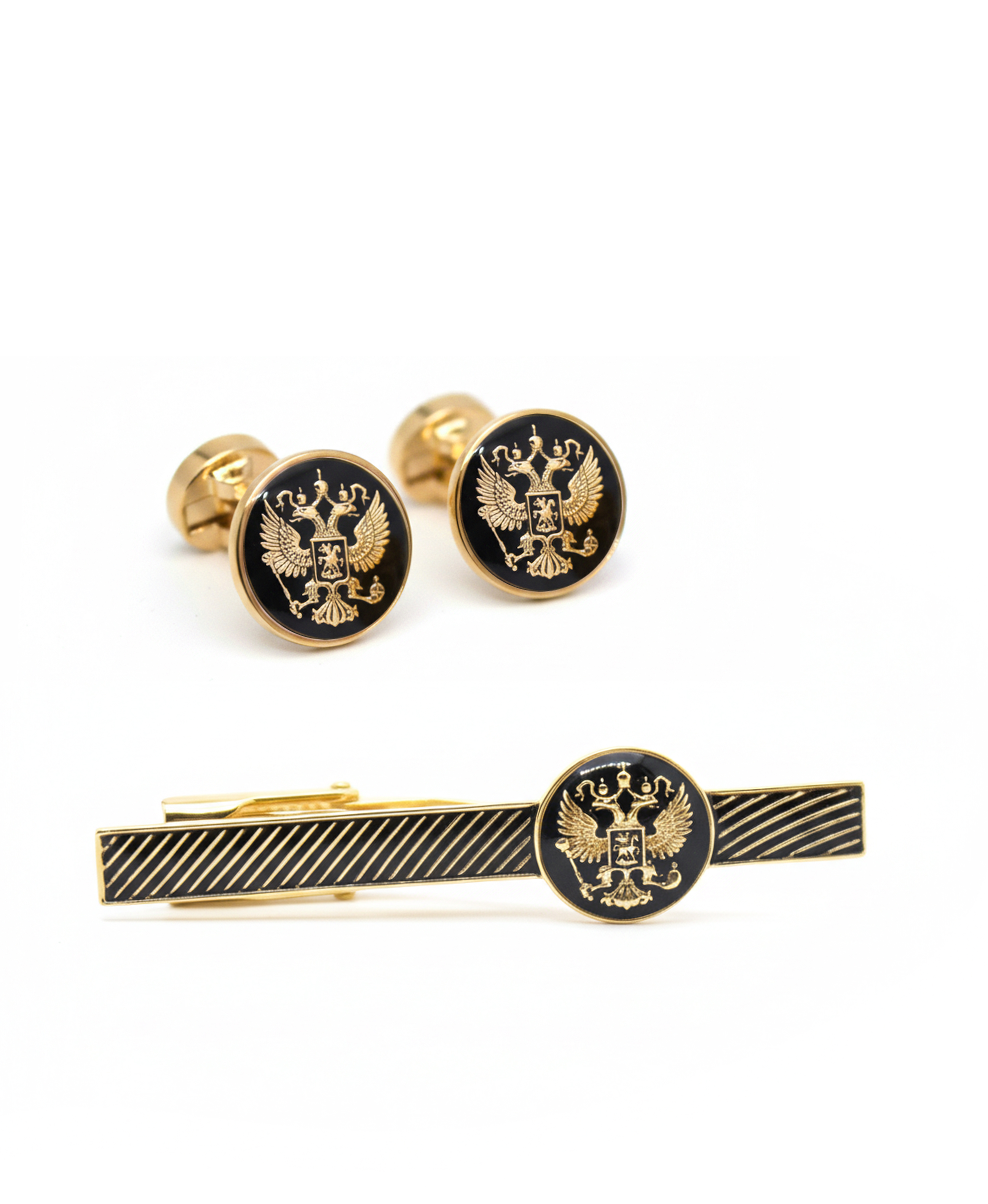 Запонки и зажим для галстука Президент 55864-558064