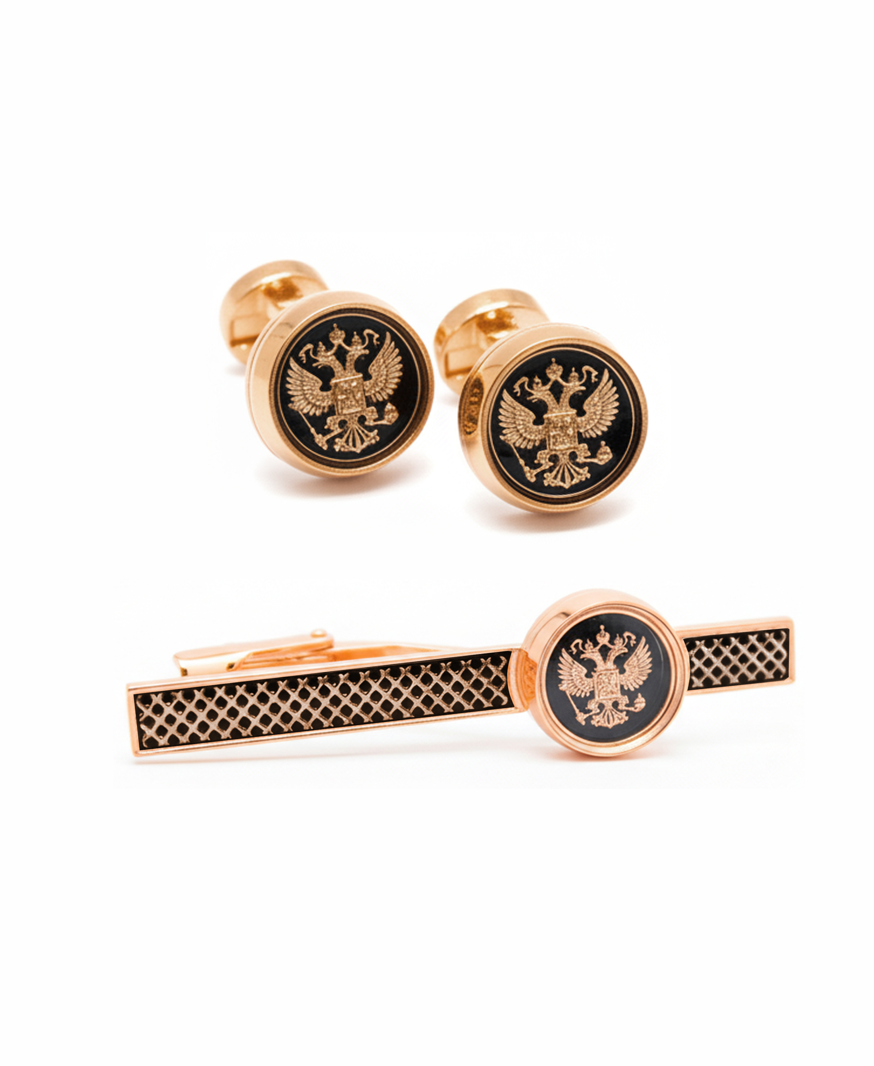 Запонки и зажим для галстука Президент 57894-578094