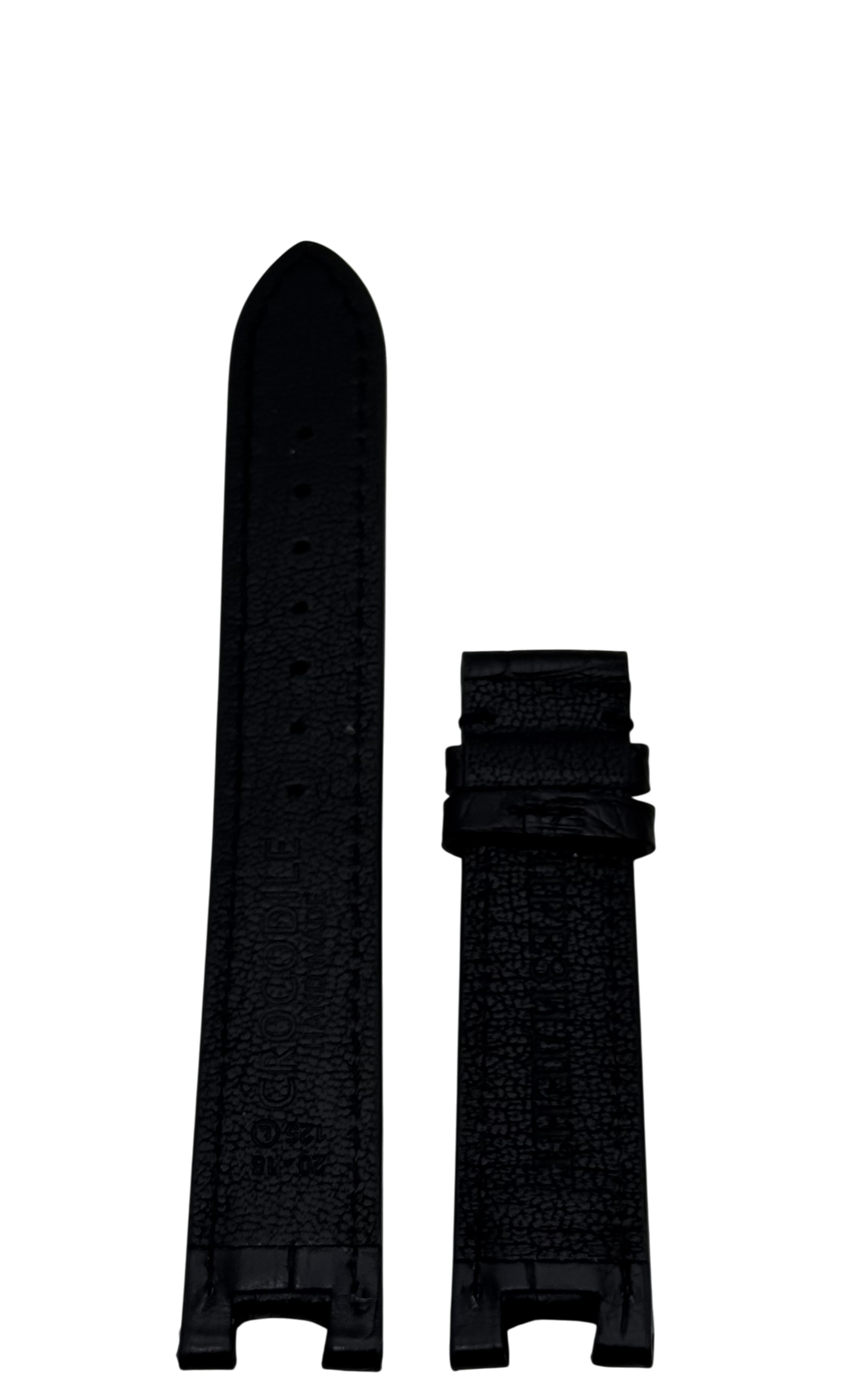 Ремень ручной работы из аллигатора черный 177209 