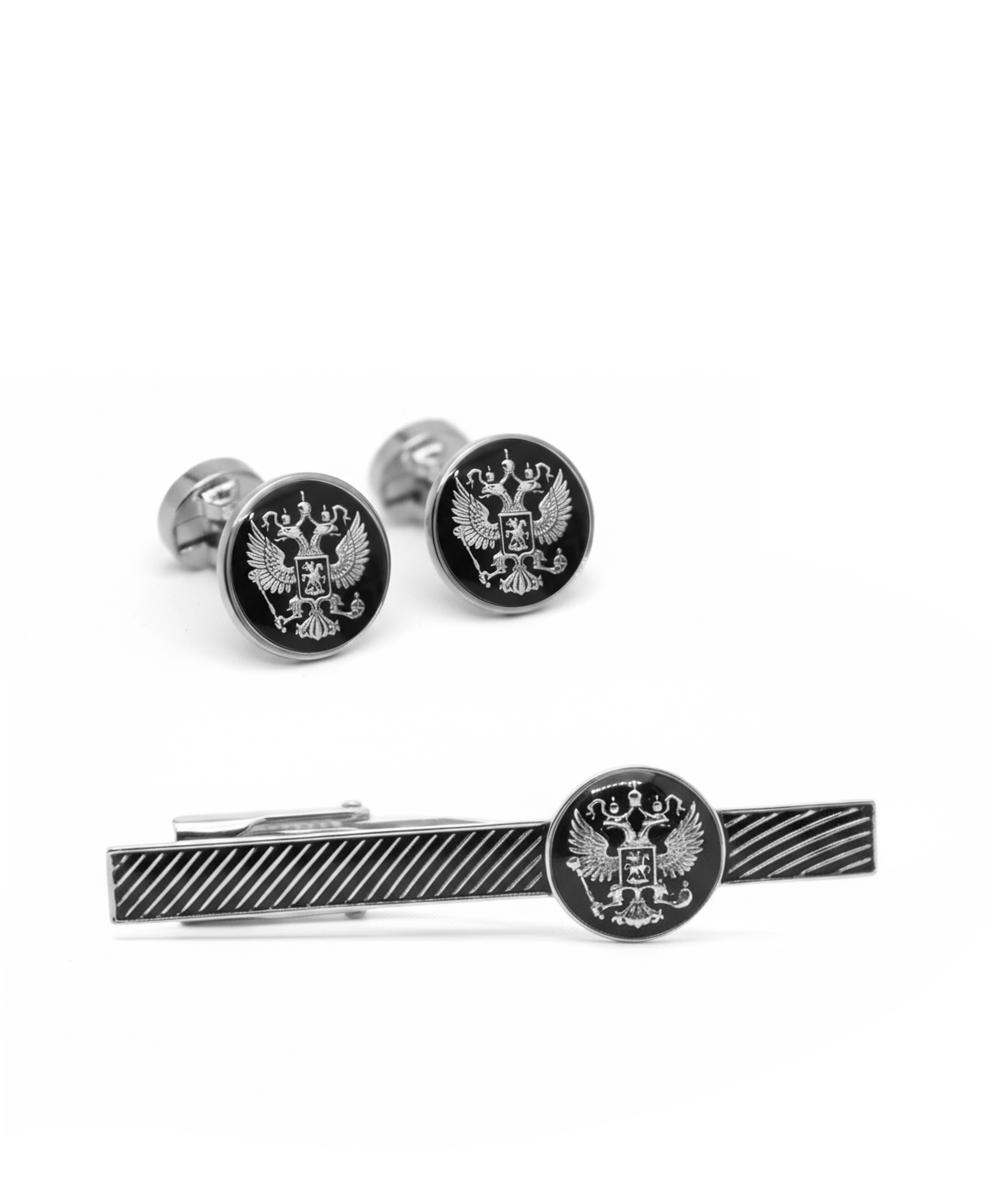 Запонки и зажим для галстука Президент 55804-558004