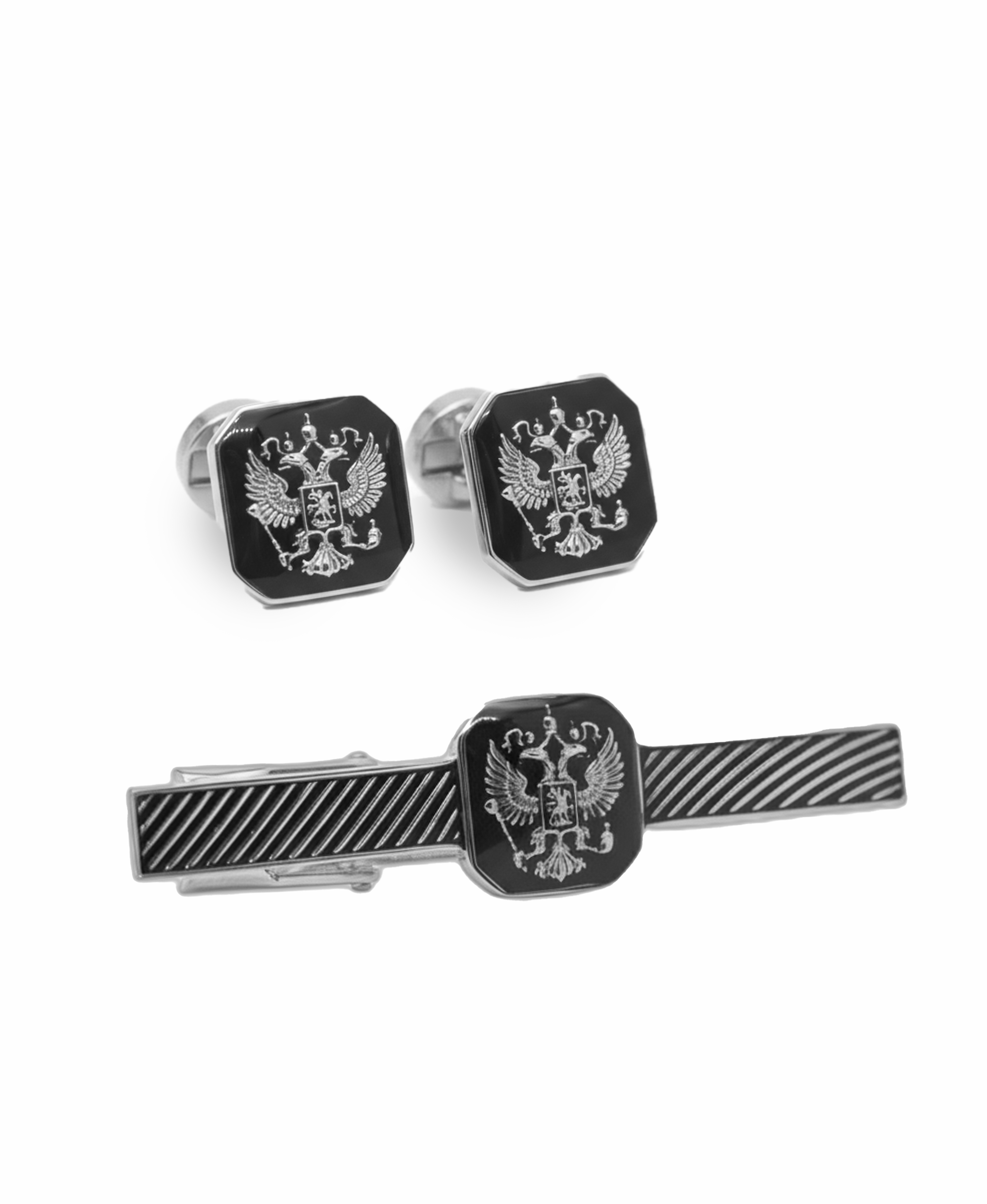 Запонки и зажим для галстука Президент 54504-545004