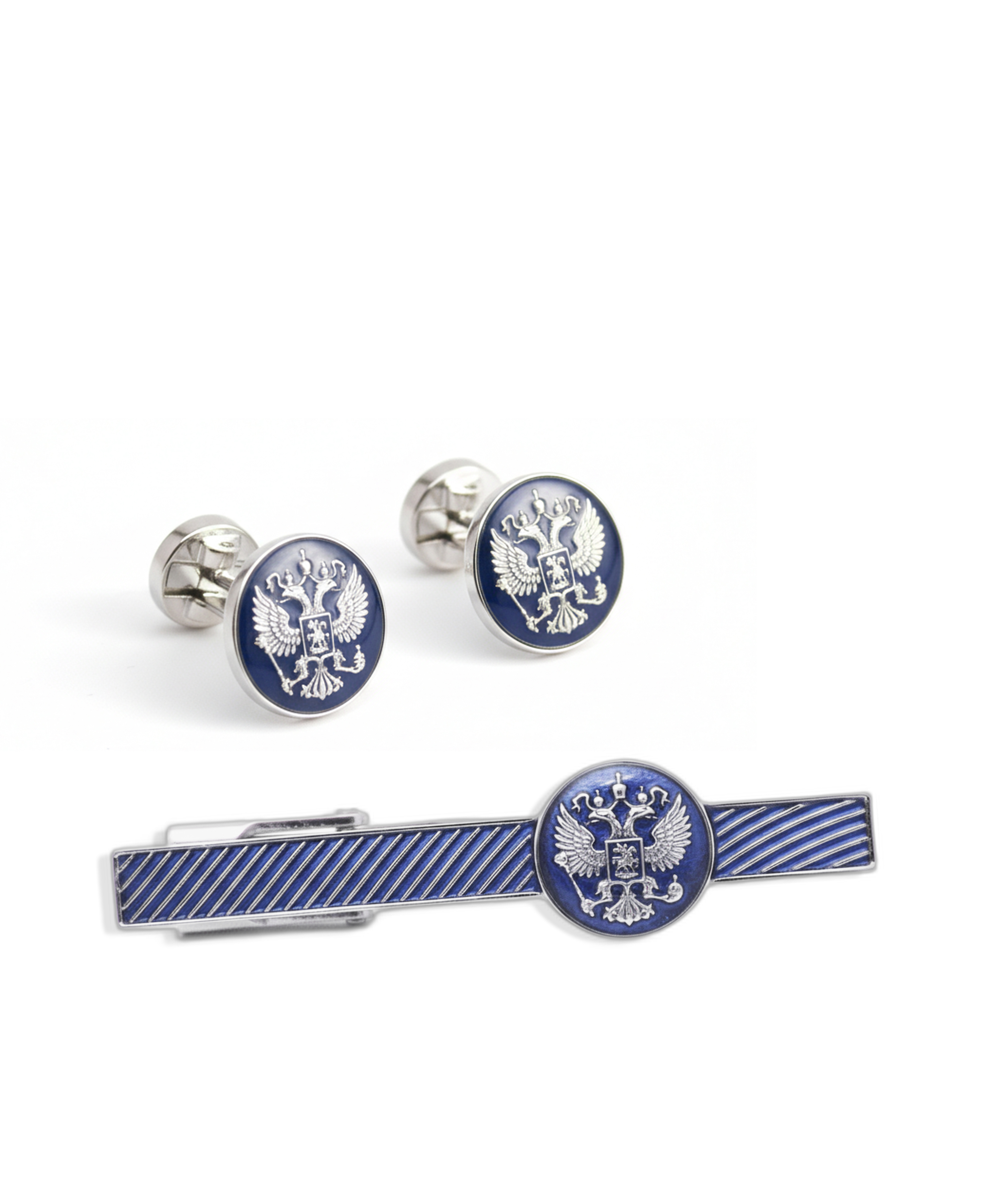 Запонки и зажим для галстука Президент 55803-558003