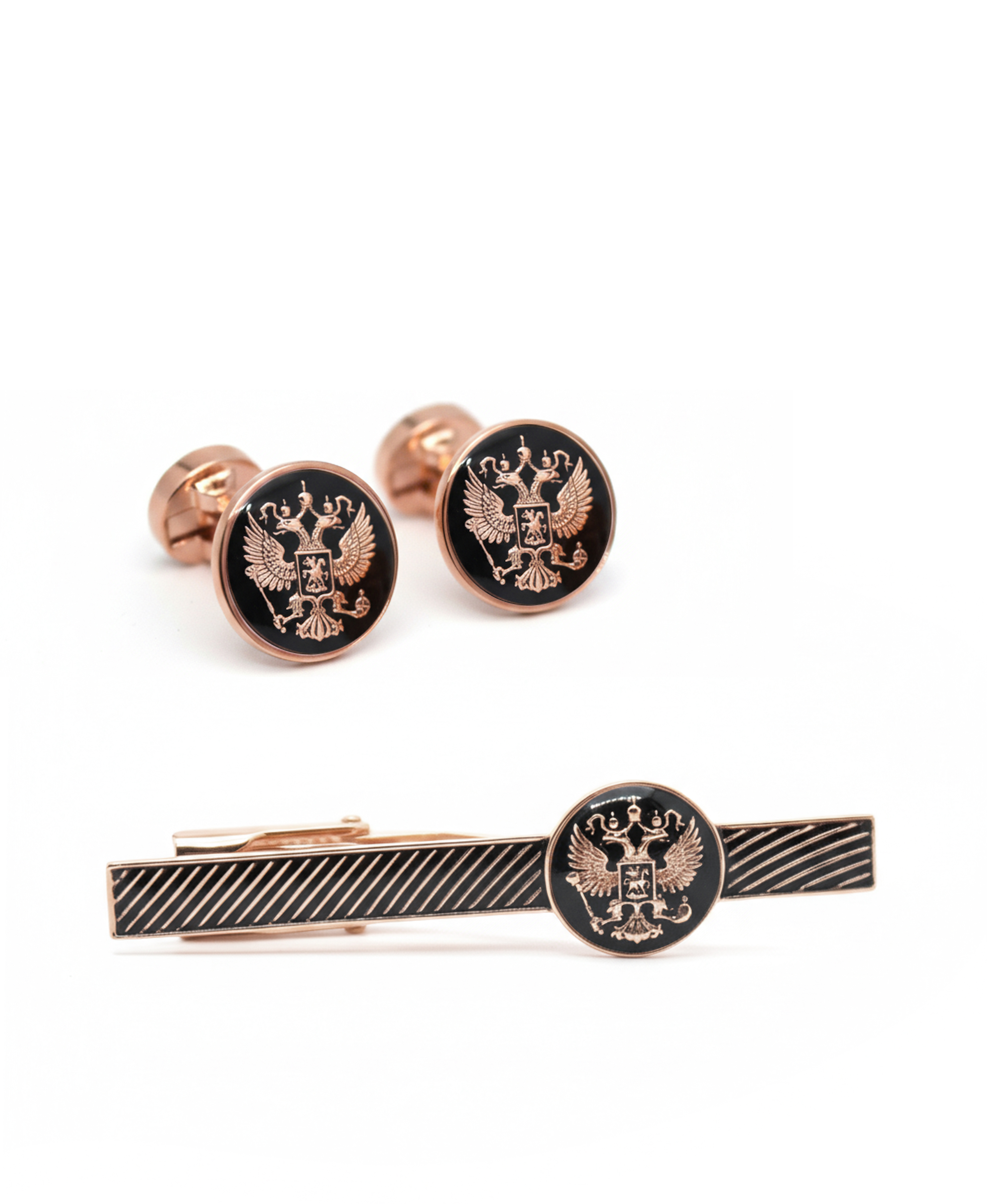 Запонки и зажим для галстука Президент 55894-558094