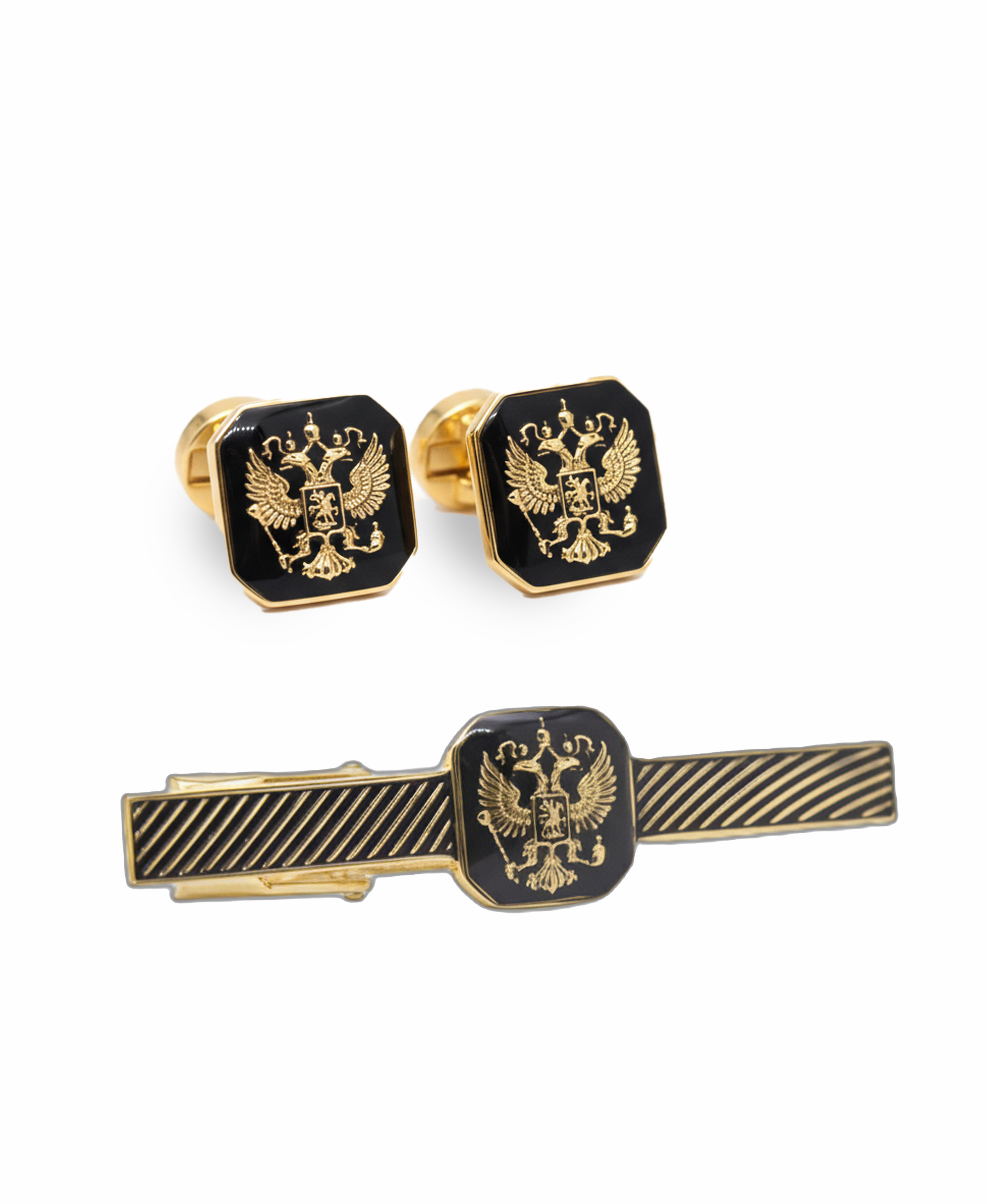 Запонки и зажим для галстука Президент 54564-545064