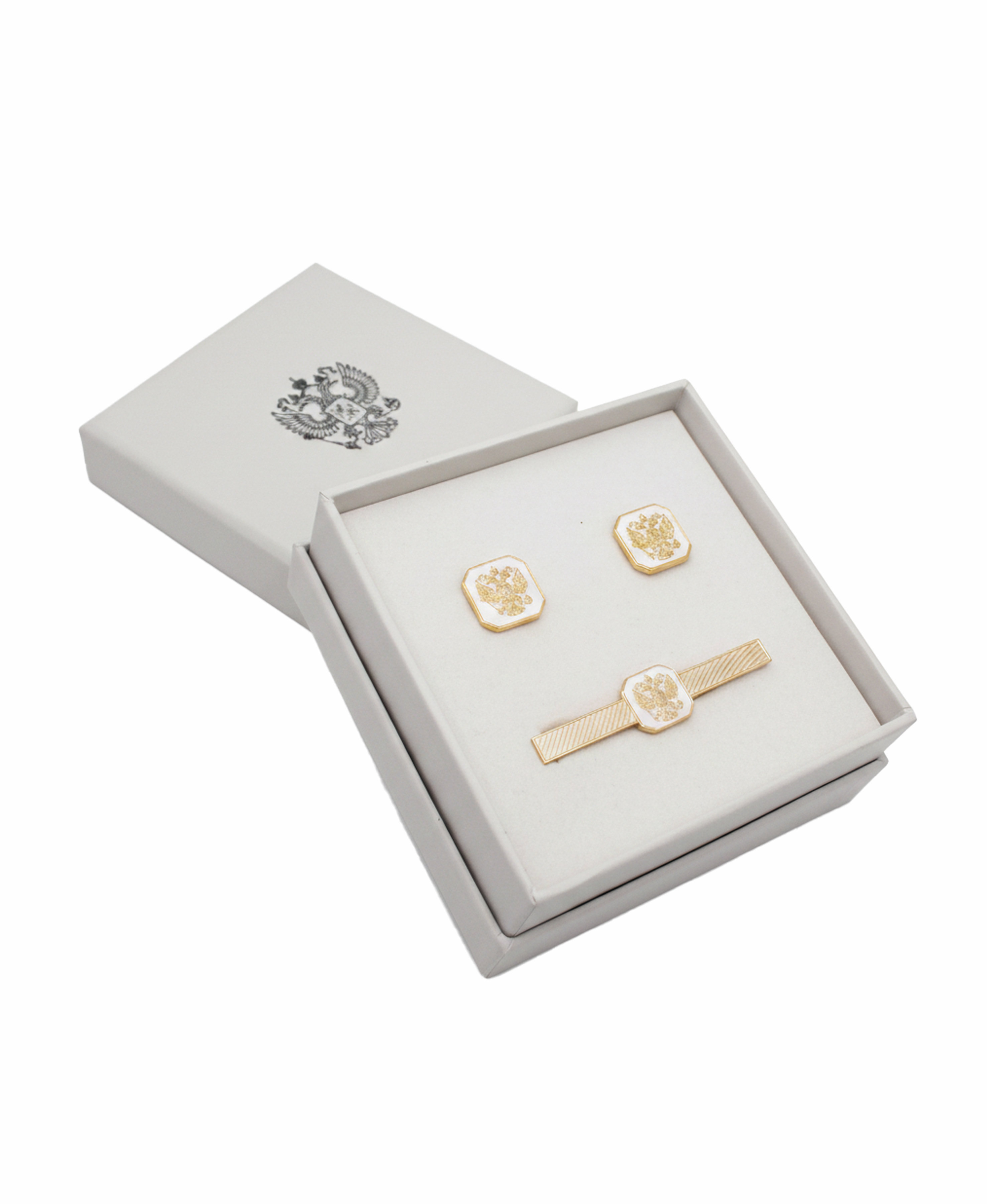 Запонки и зажим для галстука Президент 54562-545062