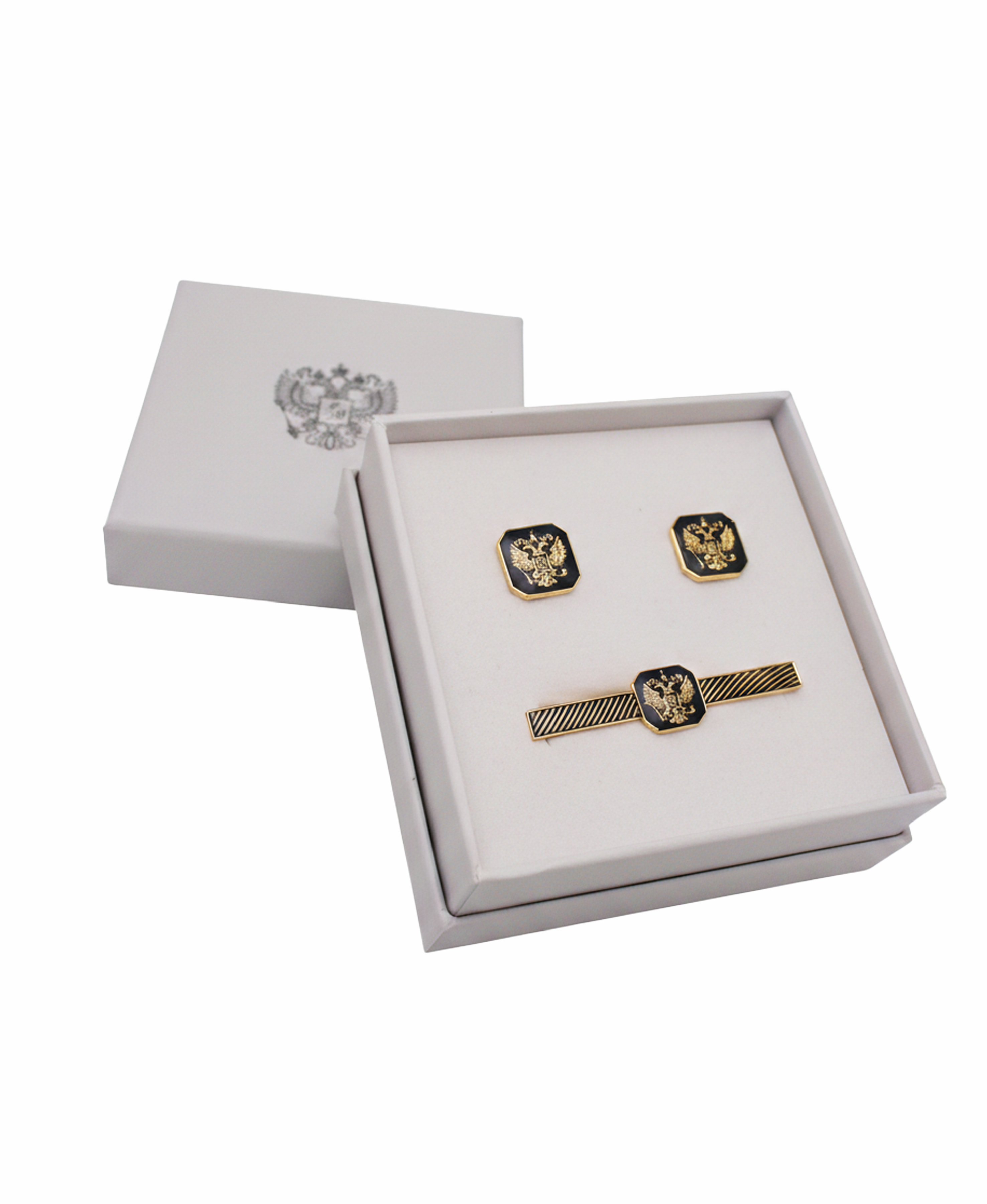 Запонки и зажим для галстука Президент 54564-545064